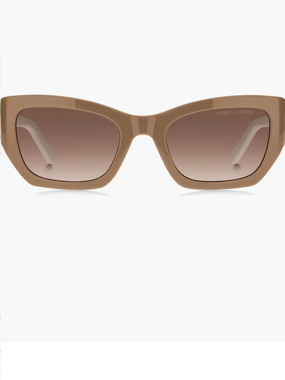 Marc Jacobs 53mm Cat Eye Sunglasses Beige/Brown Gradient